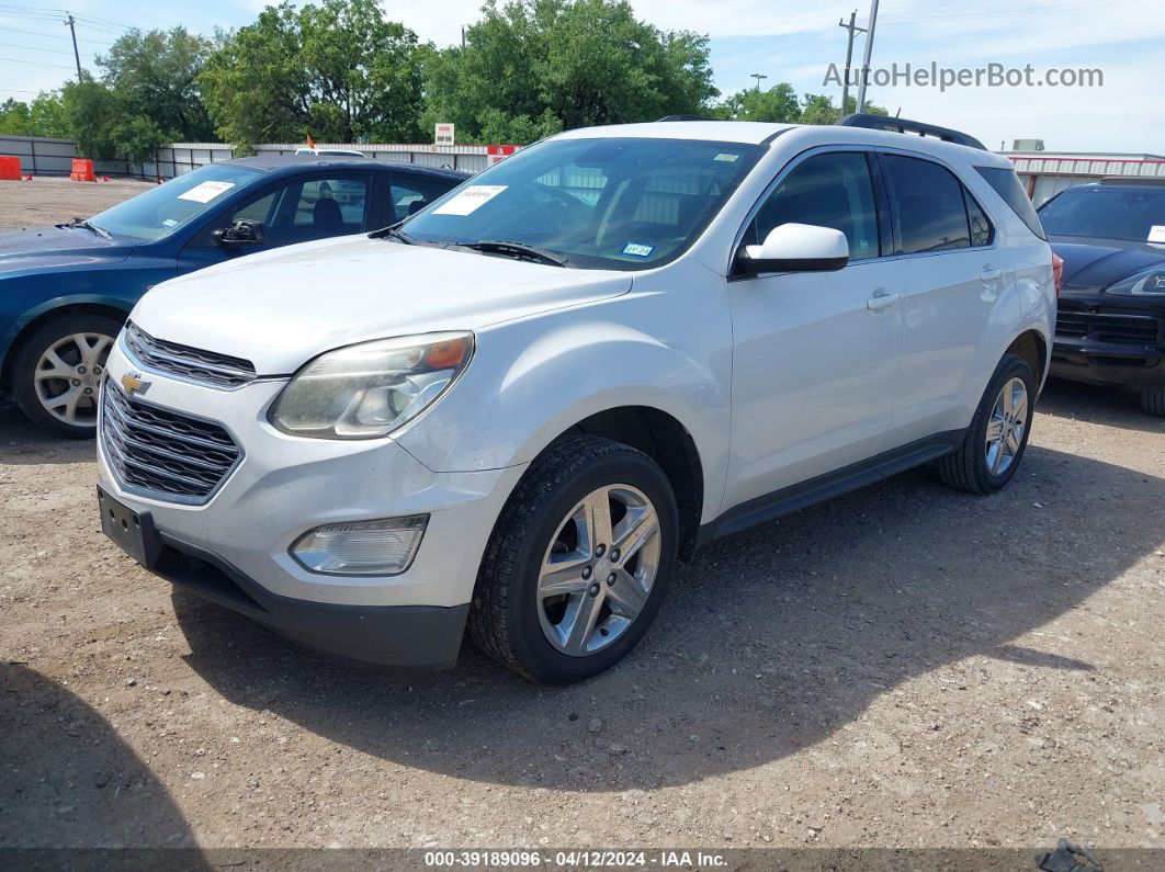 2016 Chevrolet Equinox Lt White vin: 2GNALCEK2G1181521