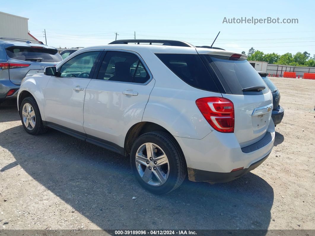 2016 Chevrolet Equinox Lt White vin: 2GNALCEK2G1181521