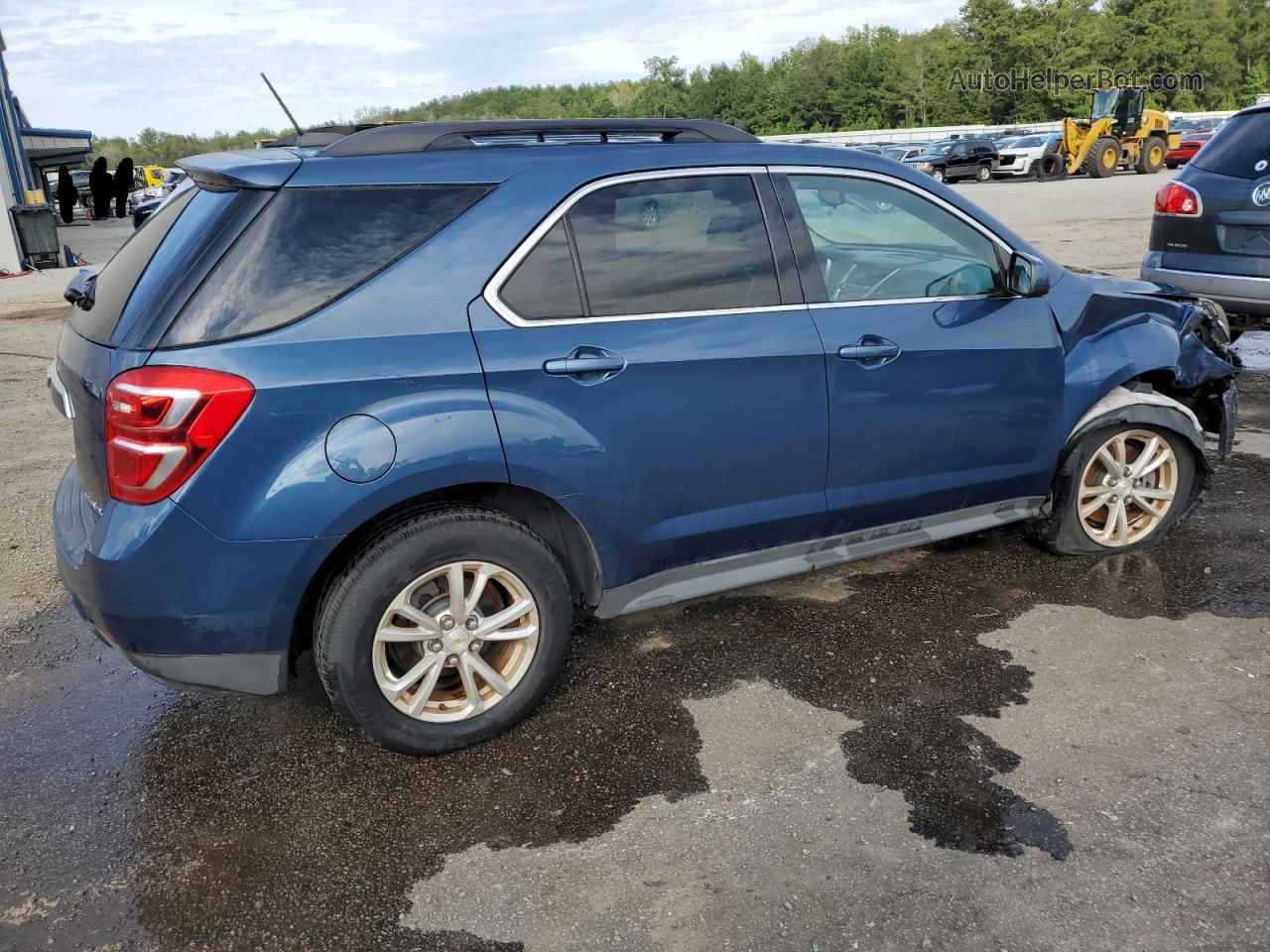 2016 Chevrolet Equinox Lt Синий vin: 2GNALCEK2G6239503