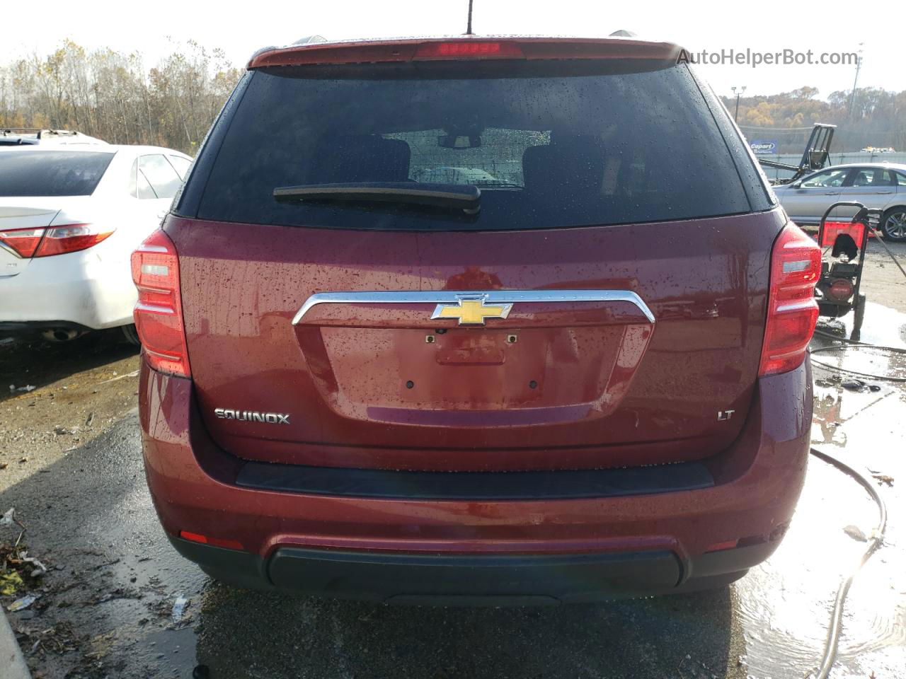 2017 Chevrolet Equinox Lt Burgundy vin: 2GNALCEK2H1579779