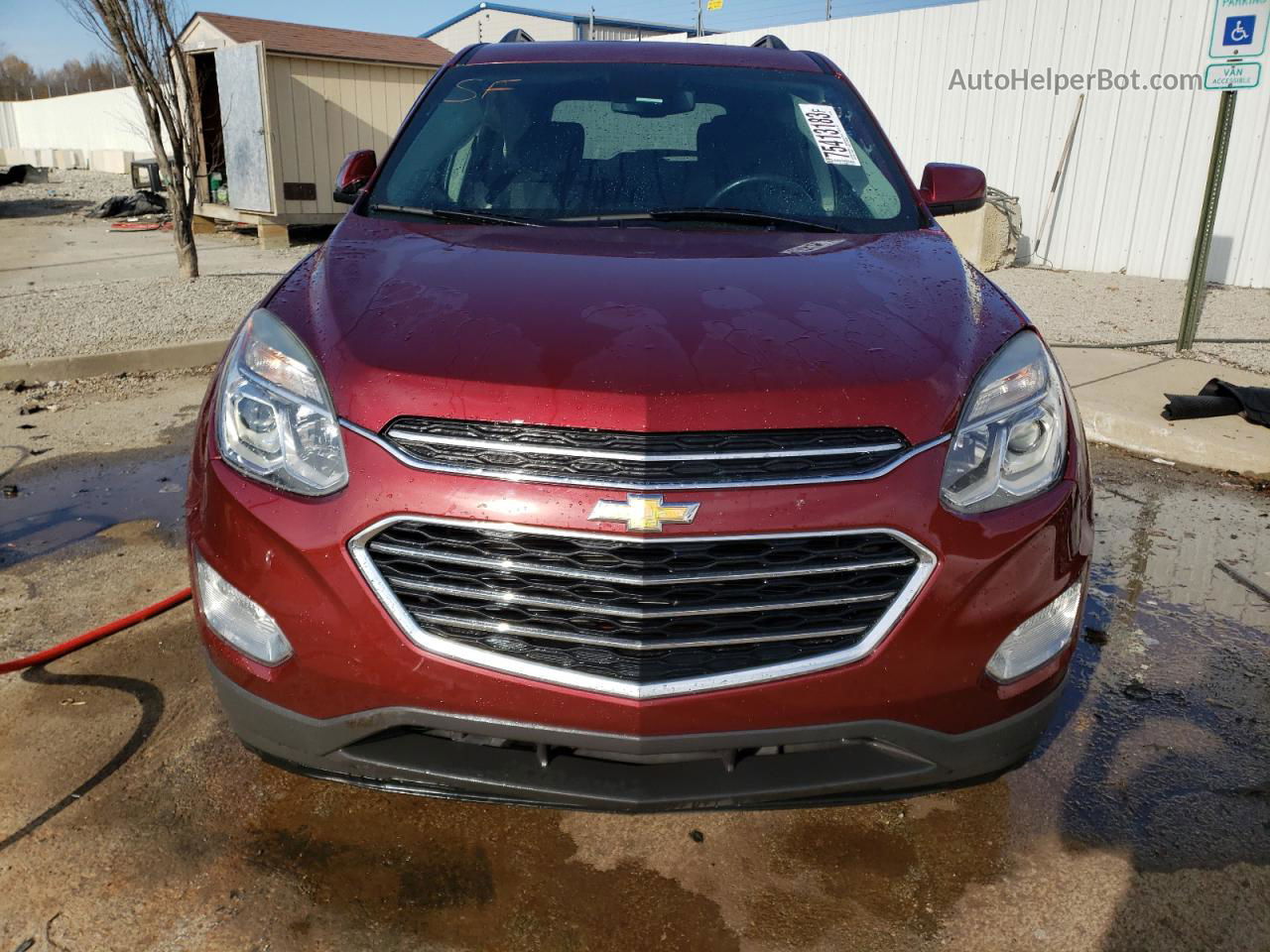 2017 Chevrolet Equinox Lt Burgundy vin: 2GNALCEK2H1579779