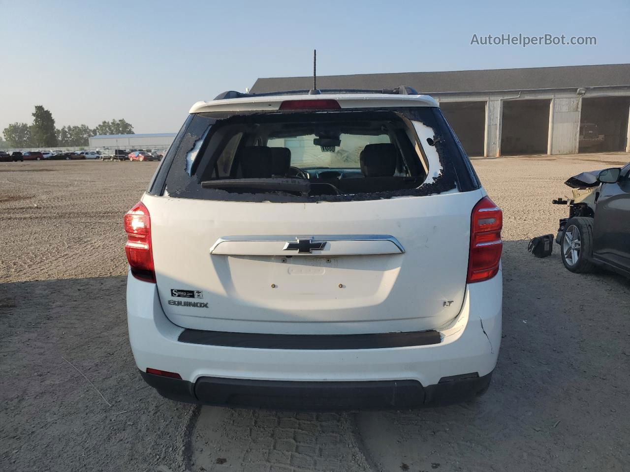 2017 Chevrolet Equinox Lt White vin: 2GNALCEK2H1585680