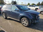 2017 Chevrolet Equinox Lt Blue vin: 2GNALCEK2H1592841