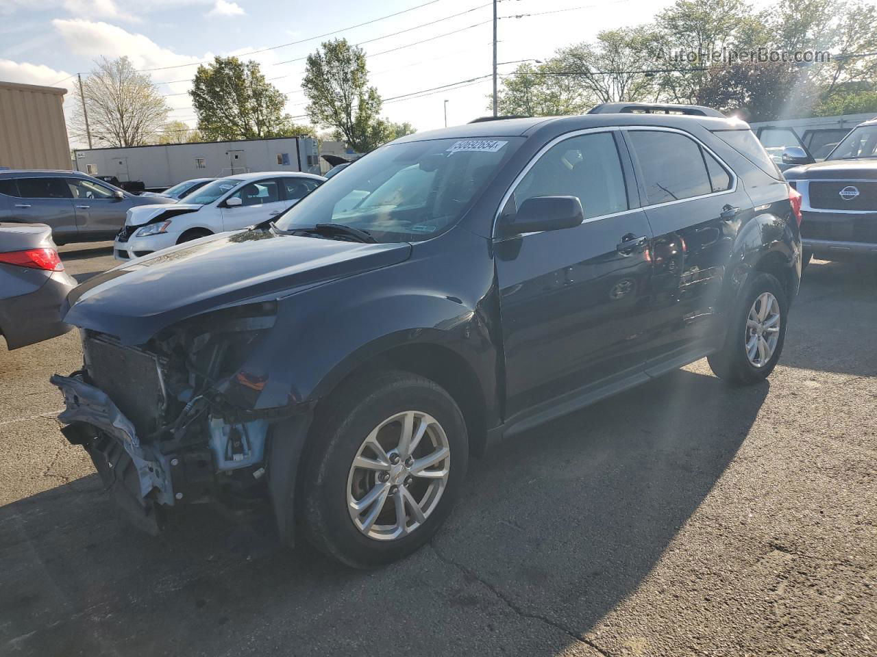 2017 Chevrolet Equinox Lt Blue vin: 2GNALCEK2H1592841