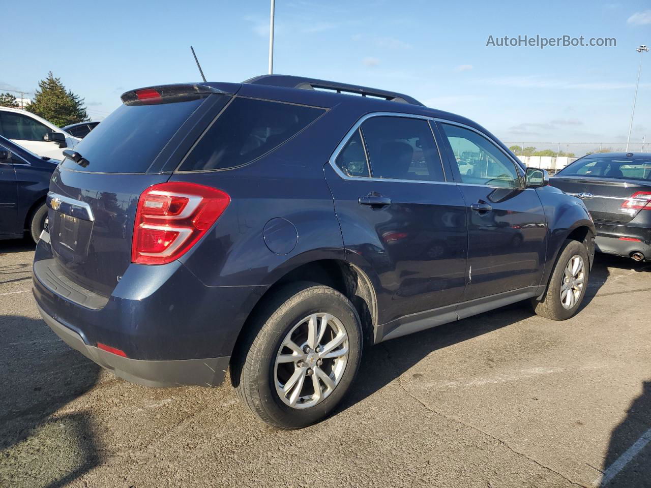 2017 Chevrolet Equinox Lt Blue vin: 2GNALCEK2H1592841