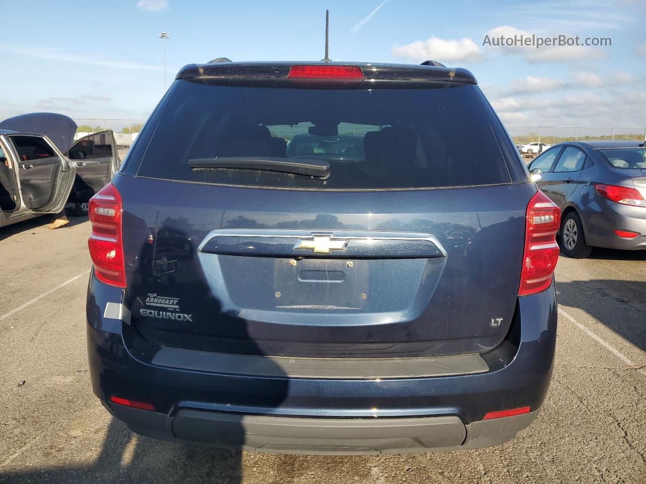 2017 Chevrolet Equinox Lt Blue vin: 2GNALCEK2H1592841