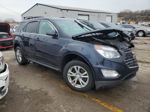 2017 Chevrolet Equinox Lt Синий vin: 2GNALCEK2H1616765