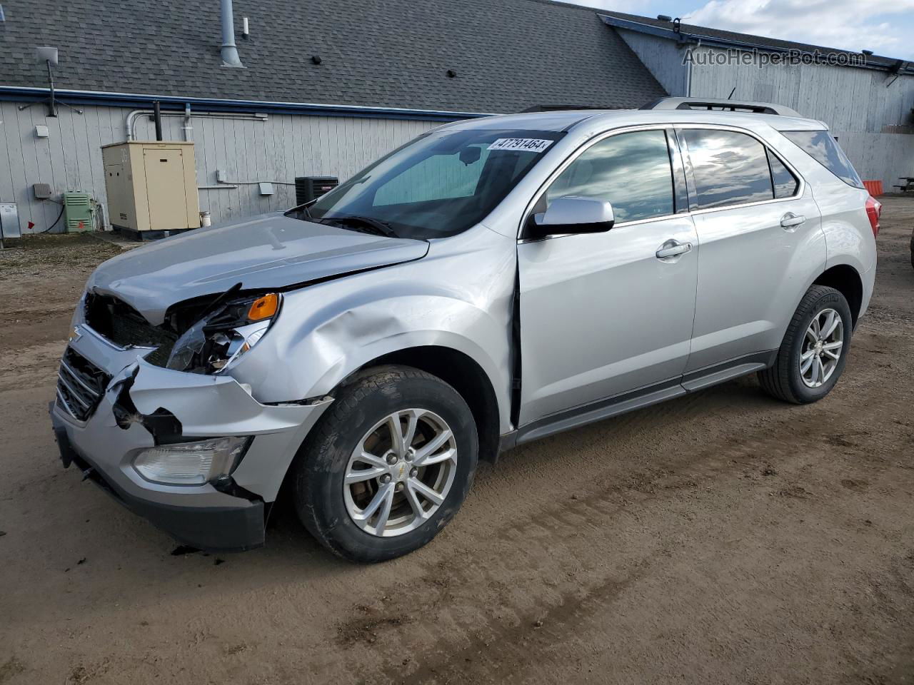 2017 Chevrolet Equinox Lt Silver vin: 2GNALCEK2H6174511