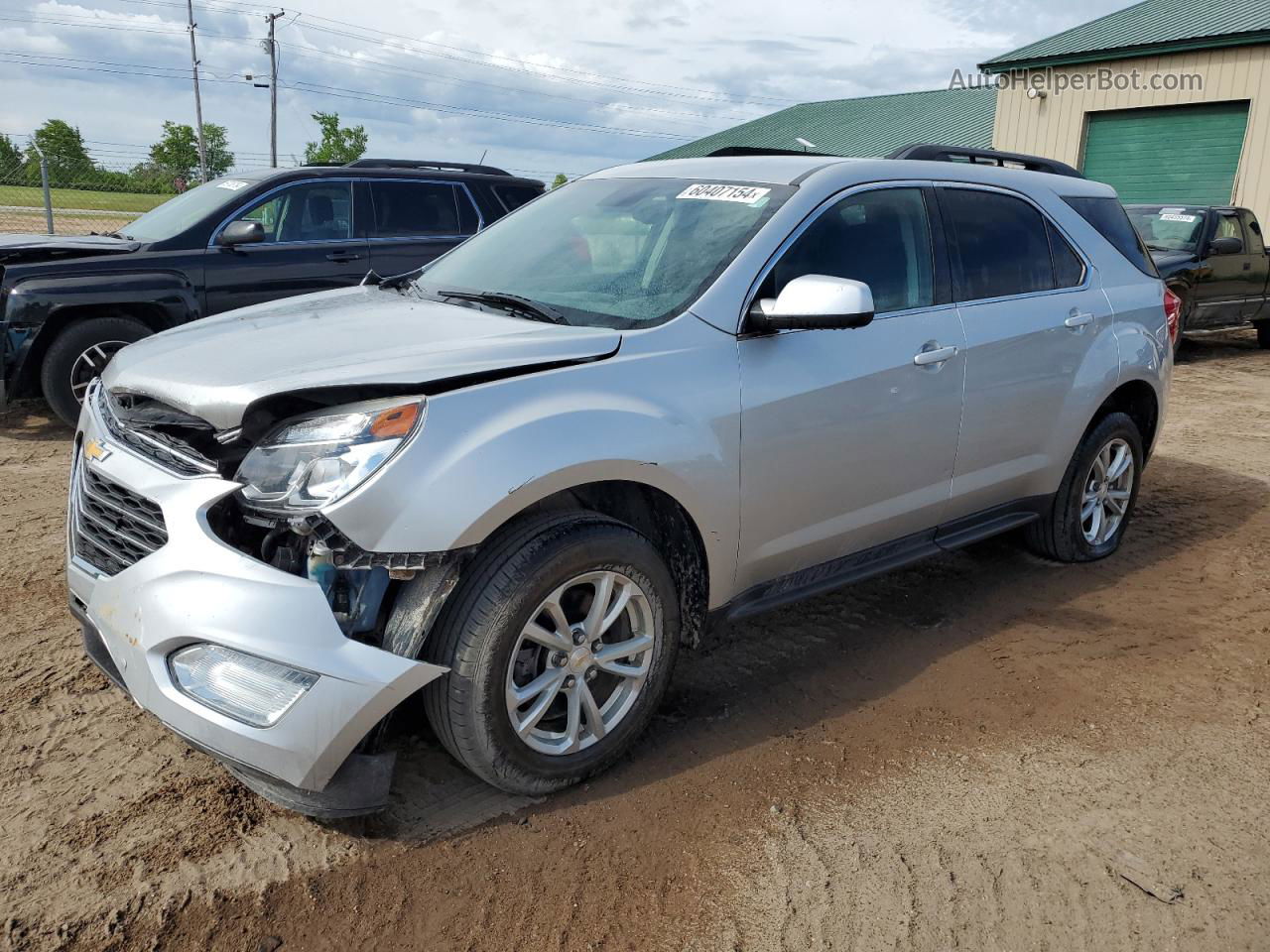 2017 Chevrolet Equinox Lt Silver vin: 2GNALCEK2H6269120