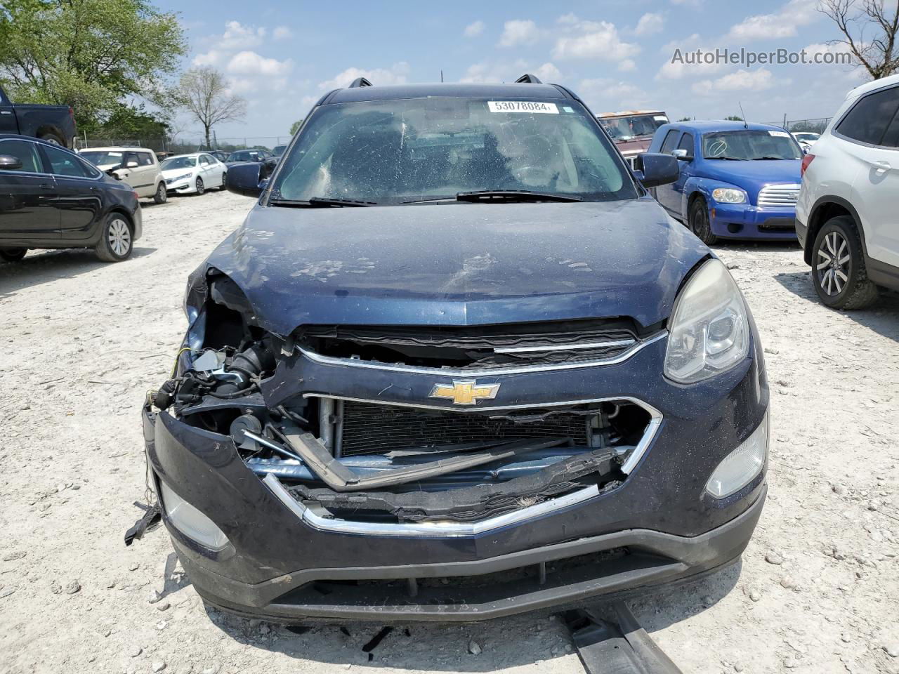 2016 Chevrolet Equinox Lt Blue vin: 2GNALCEK3G1118427