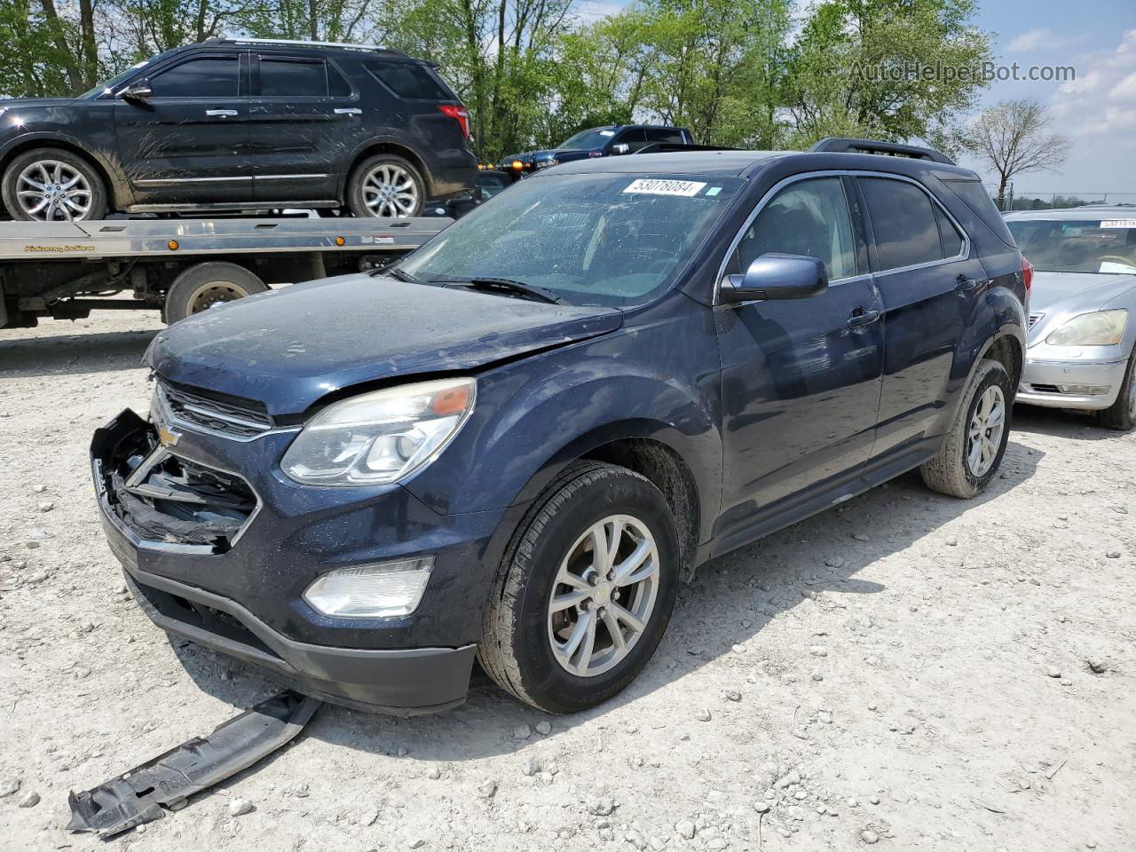 2016 Chevrolet Equinox Lt Blue vin: 2GNALCEK3G1118427