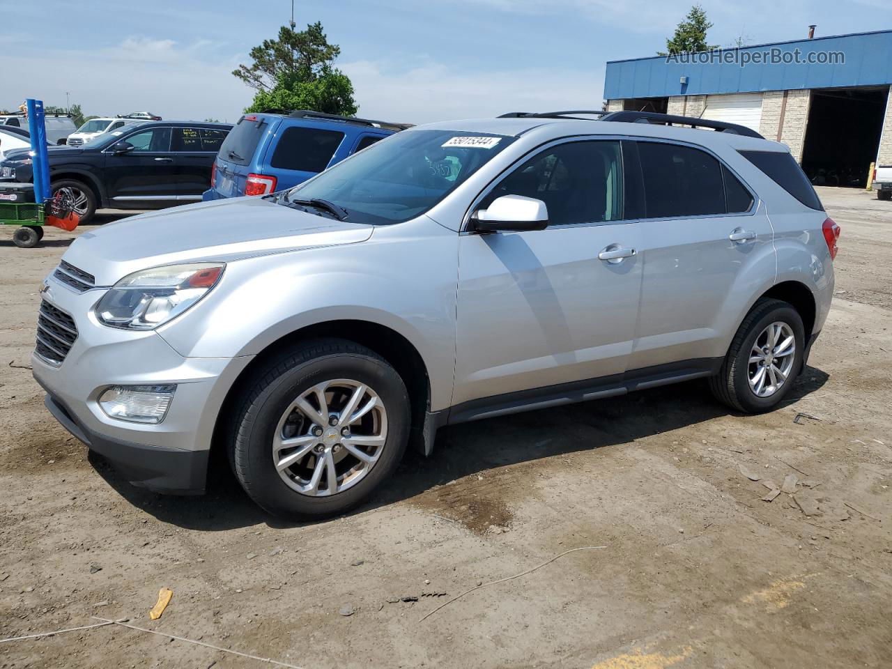 2016 Chevrolet Equinox Lt Silver vin: 2GNALCEK3G1169667