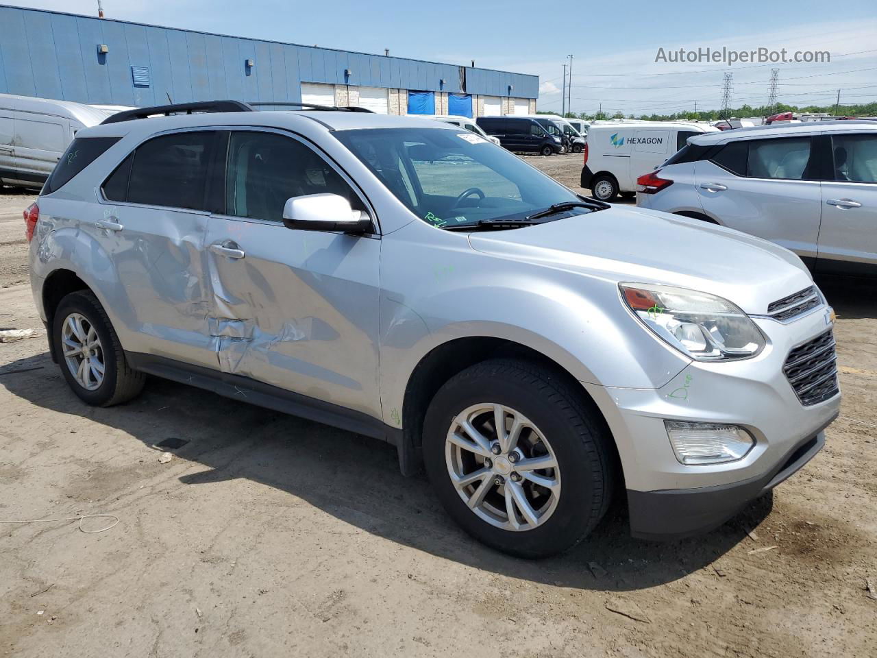 2016 Chevrolet Equinox Lt Silver vin: 2GNALCEK3G1169667