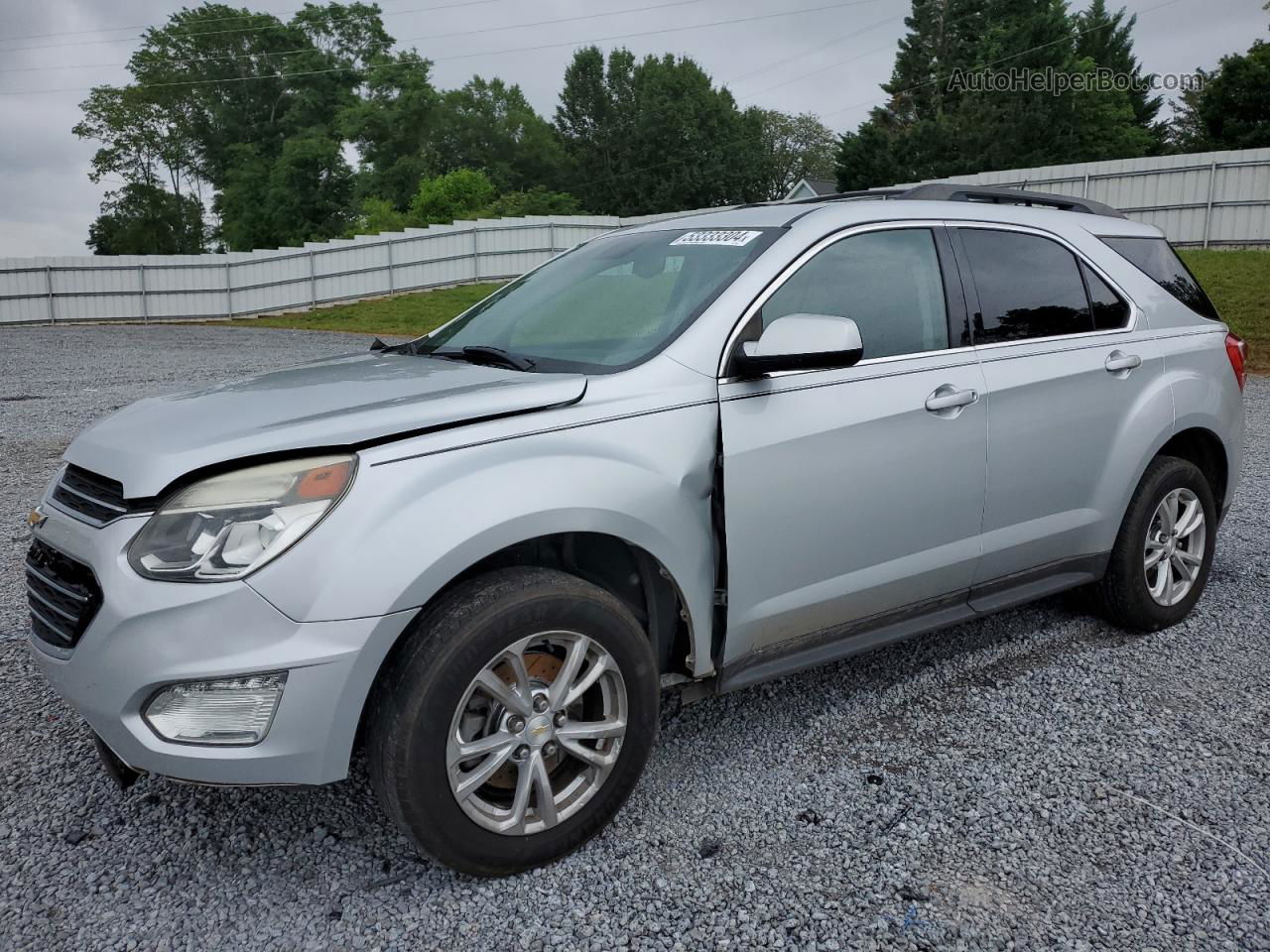 2016 Chevrolet Equinox Lt Серебряный vin: 2GNALCEK3G6105034