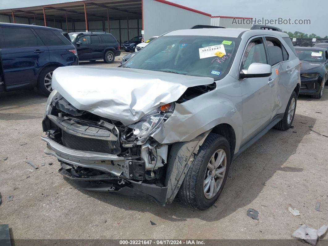 2016 Chevrolet Equinox Lt Silver vin: 2GNALCEK3G6105308