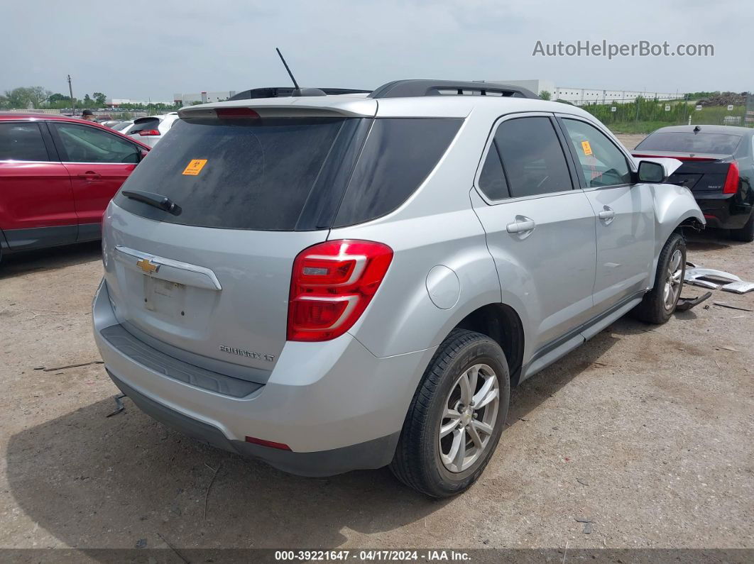 2016 Chevrolet Equinox Lt Silver vin: 2GNALCEK3G6105308