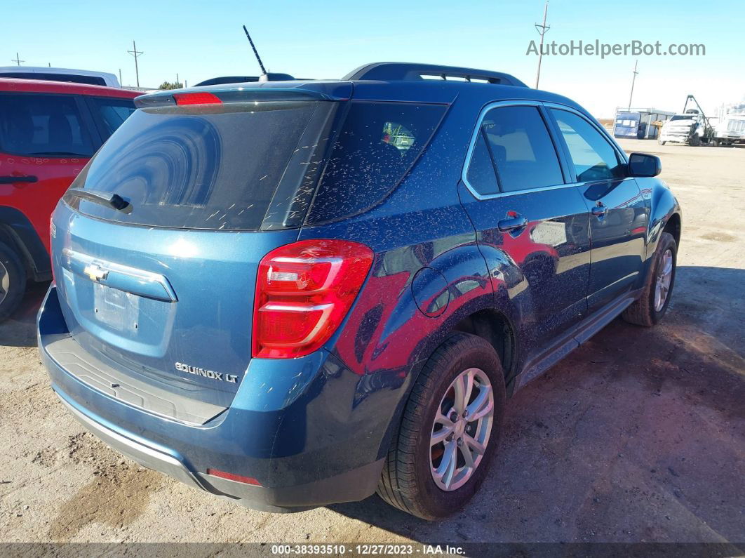 2016 Chevrolet Equinox Lt Синий vin: 2GNALCEK3G6290783