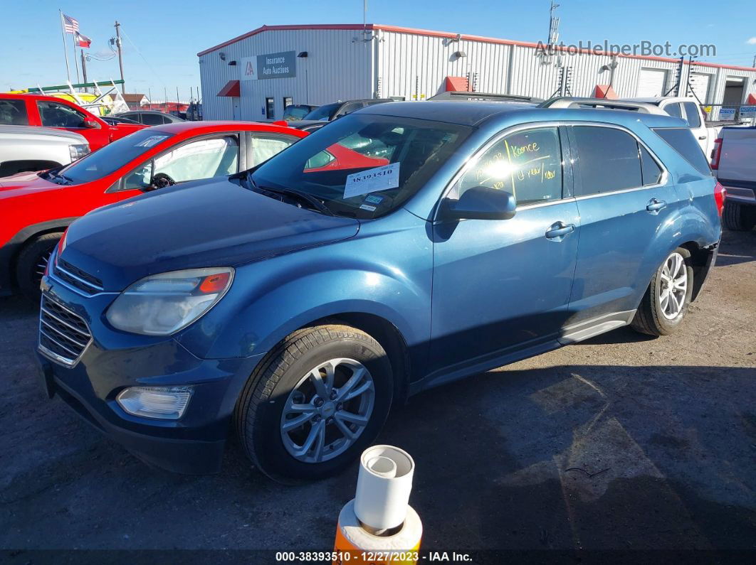 2016 Chevrolet Equinox Lt Синий vin: 2GNALCEK3G6290783