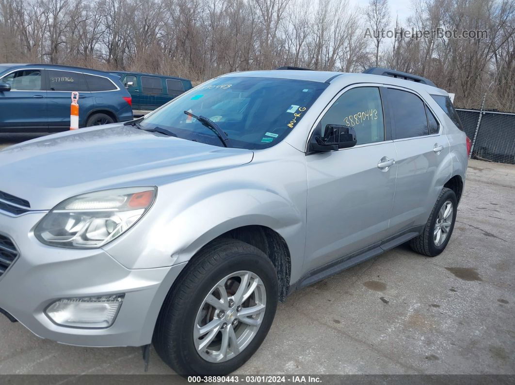 2016 Chevrolet Equinox Lt Silver vin: 2GNALCEK3G6348102