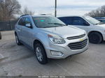 2016 Chevrolet Equinox Lt Silver vin: 2GNALCEK3G6348102