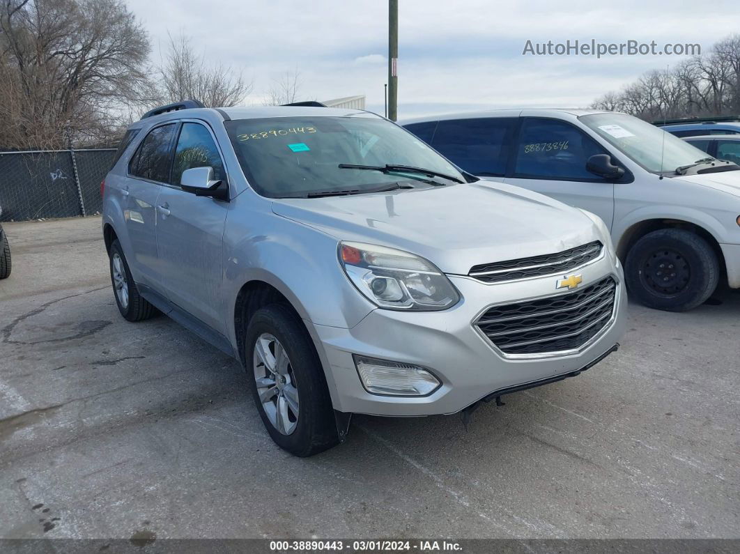 2016 Chevrolet Equinox Lt Silver vin: 2GNALCEK3G6348102