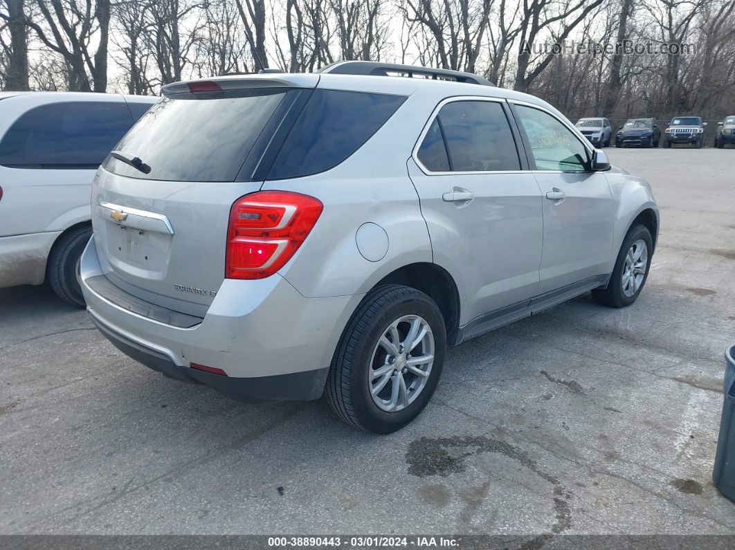 2016 Chevrolet Equinox Lt Silver vin: 2GNALCEK3G6348102