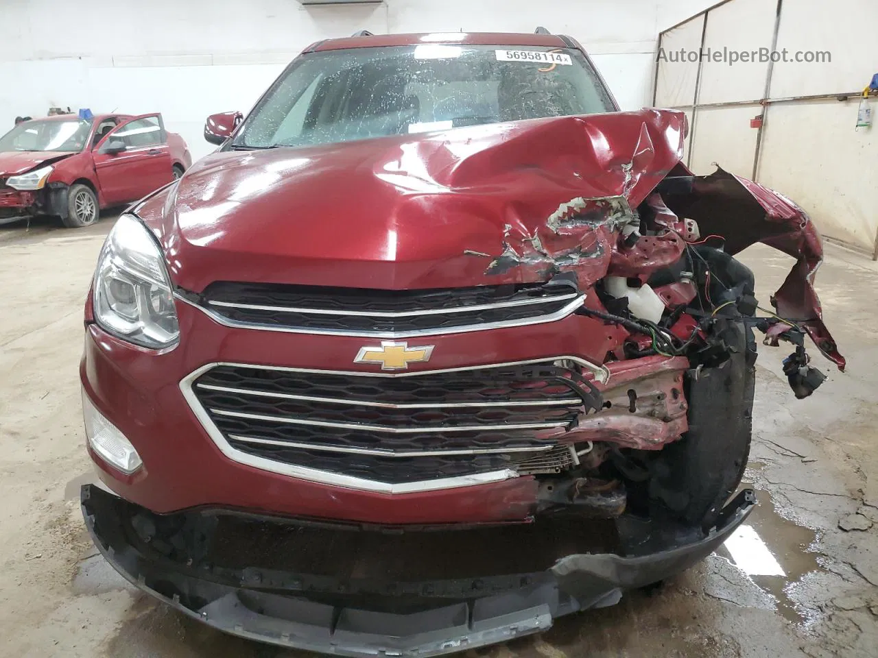 2017 Chevrolet Equinox Lt Red vin: 2GNALCEK3H1594923