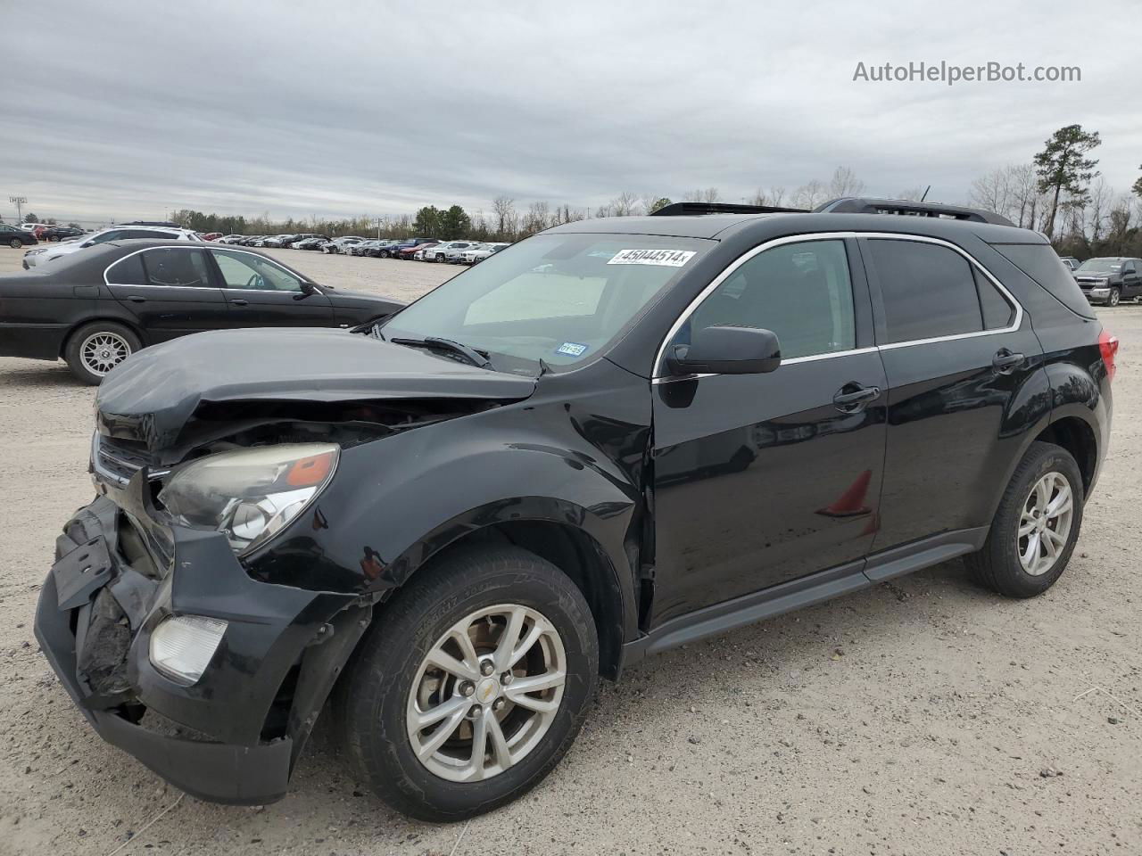 2017 Chevrolet Equinox Lt Черный vin: 2GNALCEK3H6242119