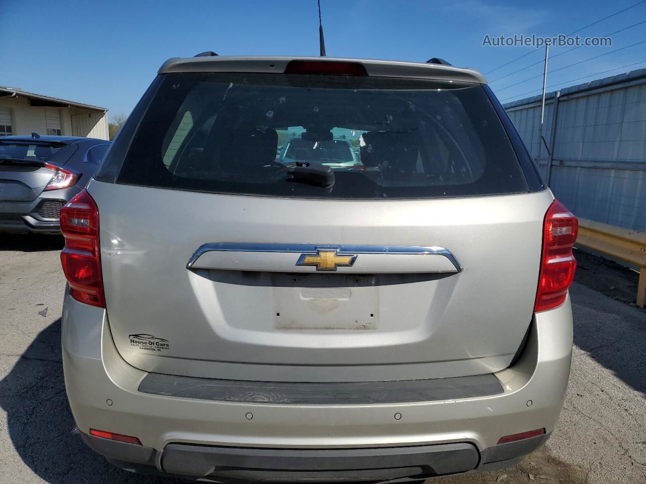 2016 Chevrolet Equinox Lt Silver vin: 2GNALCEK4G1122180