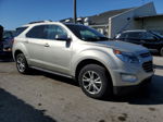 2016 Chevrolet Equinox Lt Silver vin: 2GNALCEK4G1122180