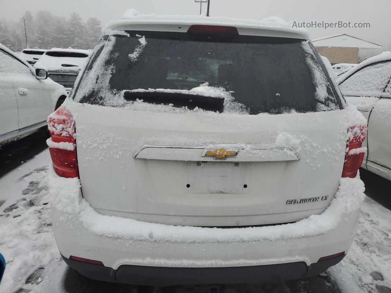 2016 Chevrolet Equinox Lt White vin: 2GNALCEK4G1122583