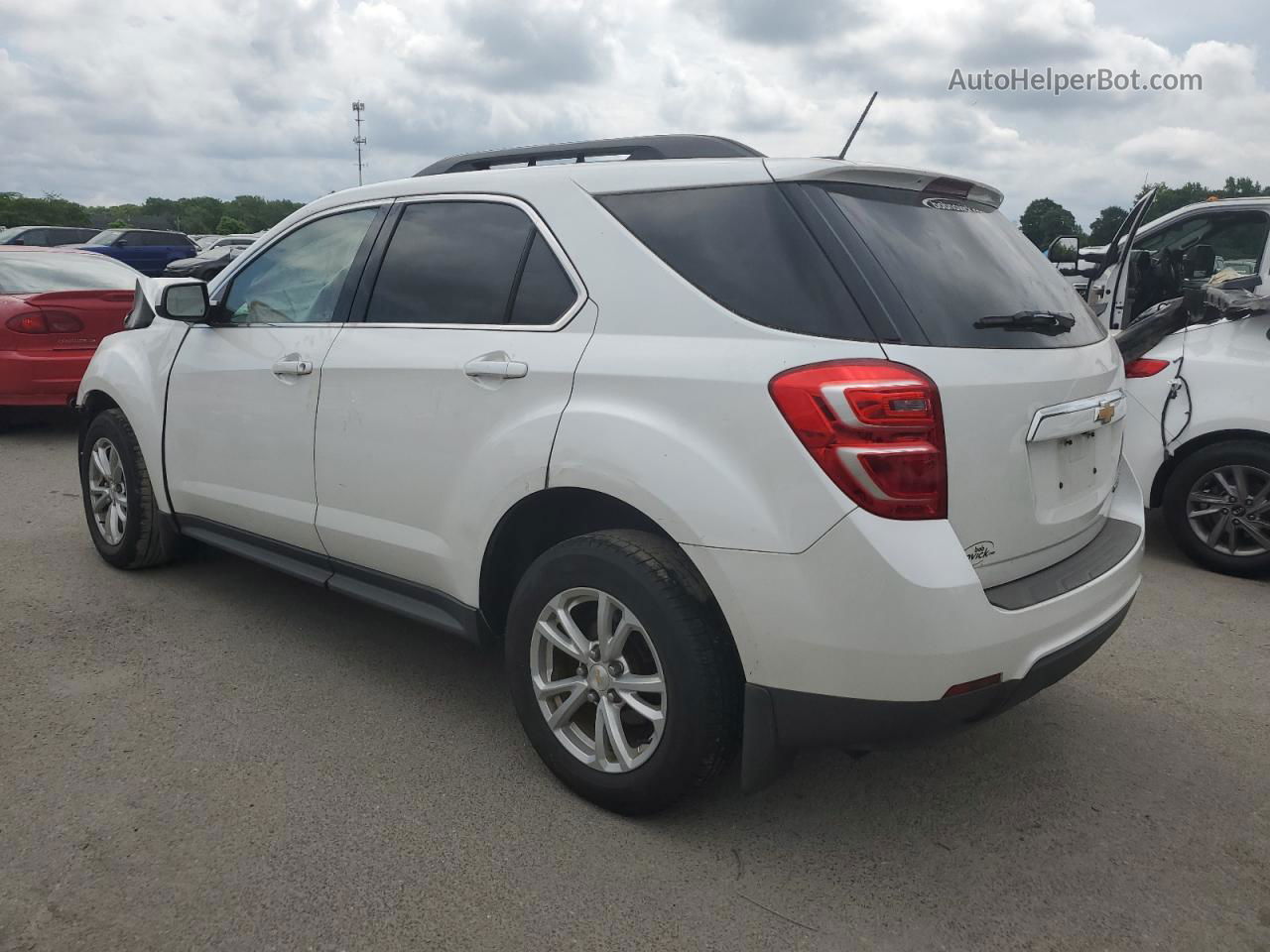 2016 Chevrolet Equinox Lt White vin: 2GNALCEK4G1128545