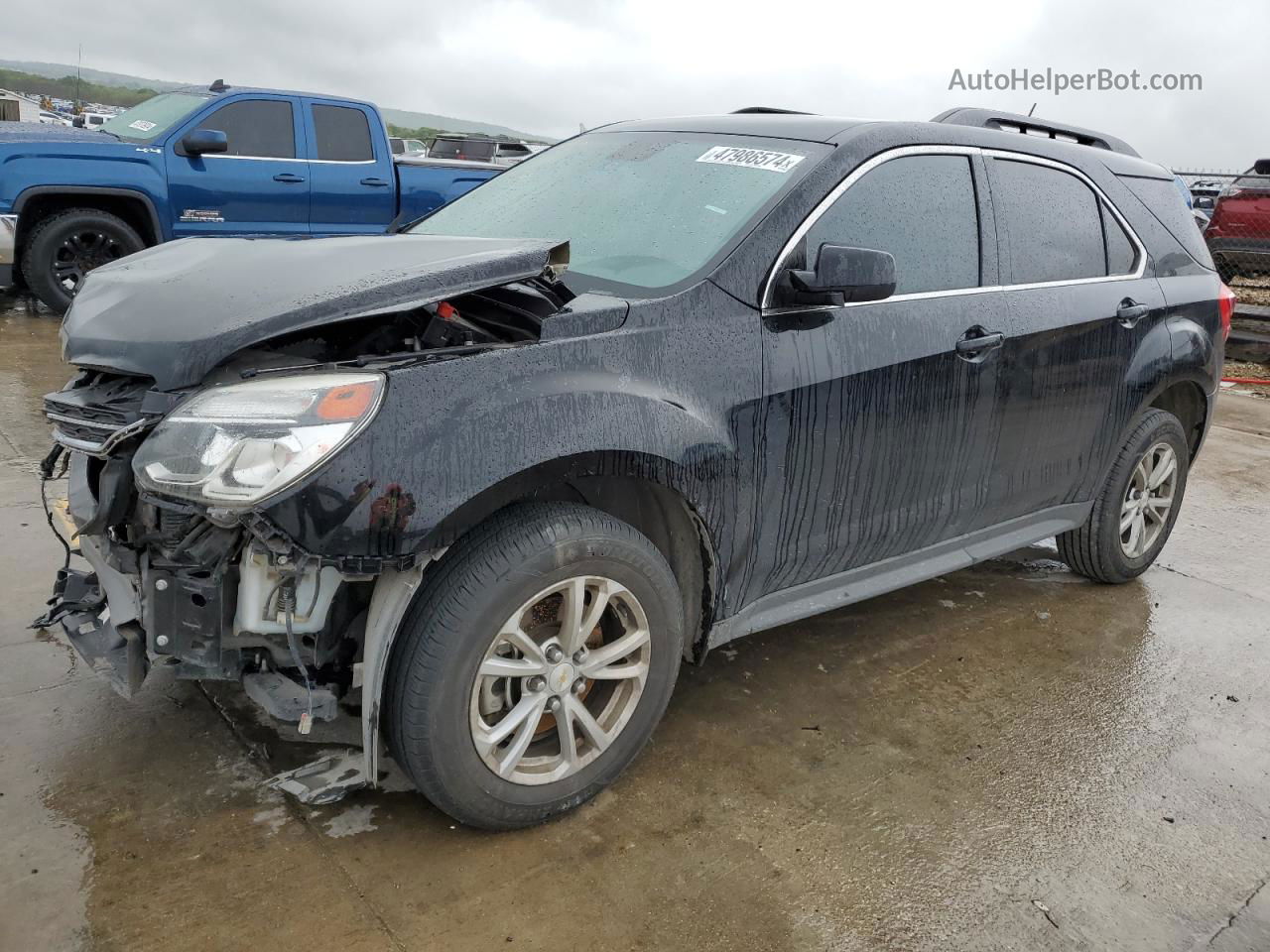 2016 Chevrolet Equinox Lt Черный vin: 2GNALCEK4G1175901