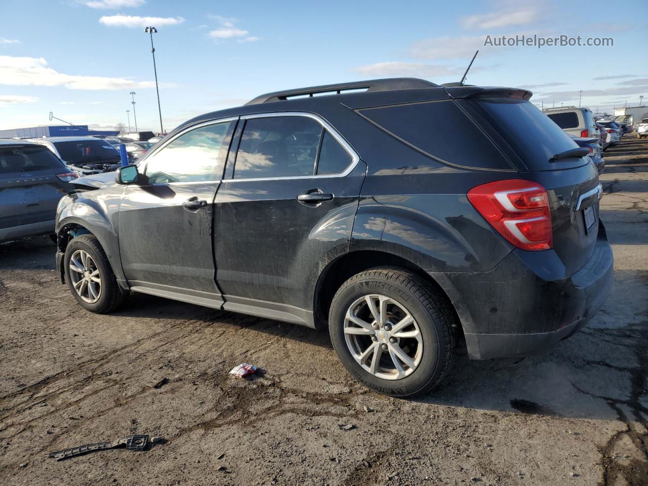 2016 Chevrolet Equinox Lt Черный vin: 2GNALCEK4G6109495