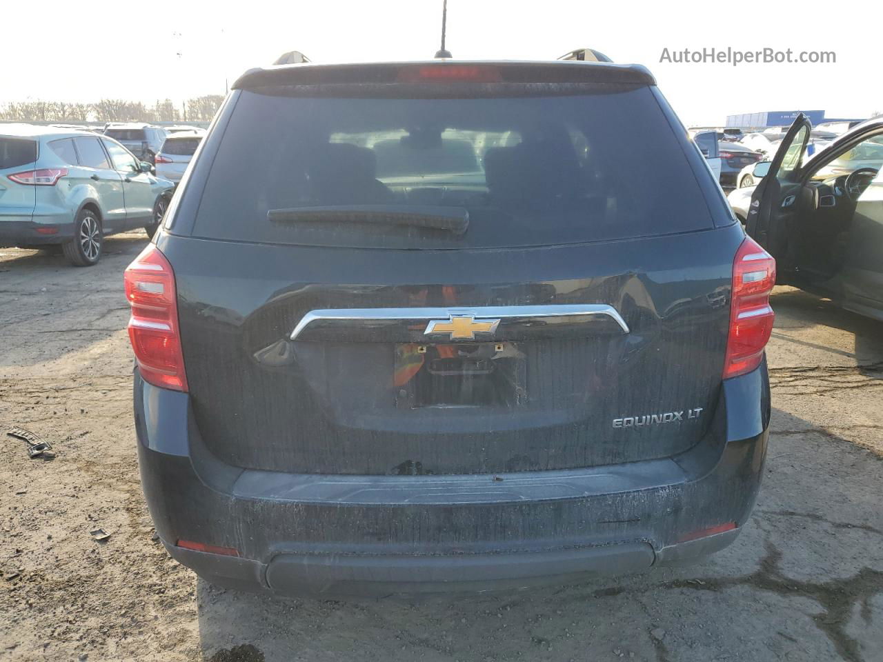 2016 Chevrolet Equinox Lt Черный vin: 2GNALCEK4G6109495