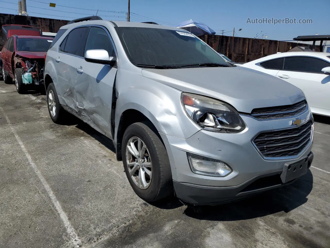 2016 Chevrolet Equinox Lt Silver vin: 2GNALCEK4G6199814