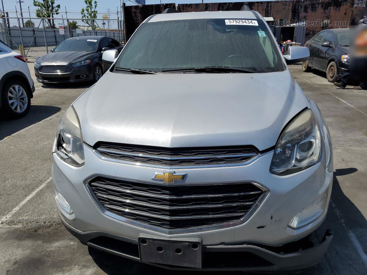 2016 Chevrolet Equinox Lt Silver vin: 2GNALCEK4G6199814