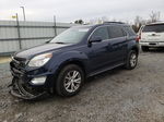 2017 Chevrolet Equinox Lt Blue vin: 2GNALCEK4H1507787