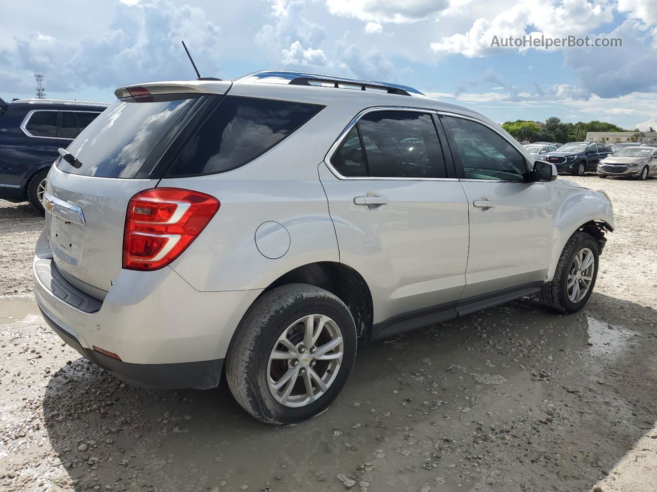 2017 Chevrolet Equinox Lt Silver vin: 2GNALCEK4H1549361