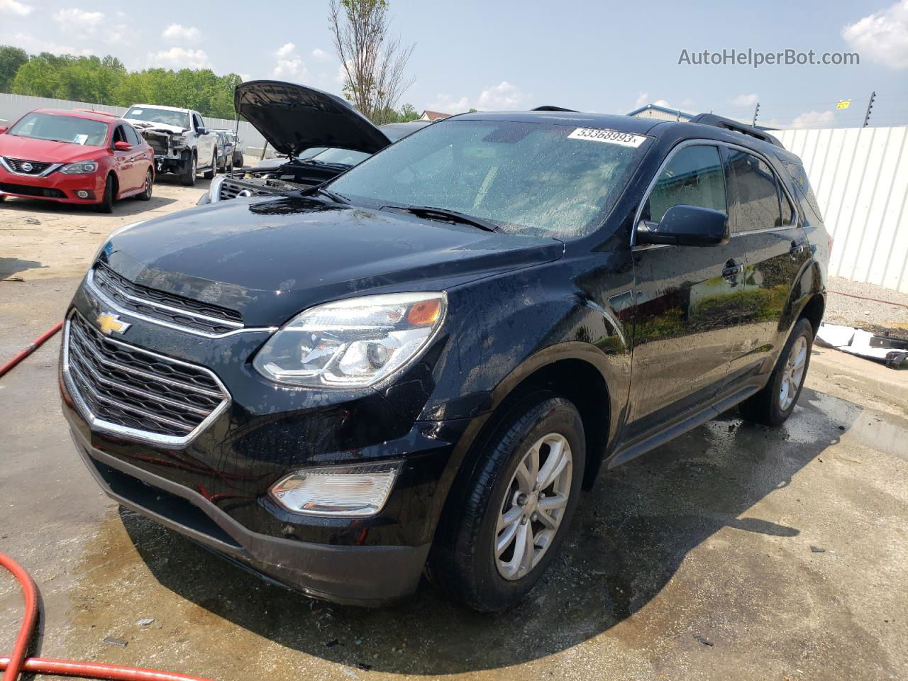 2017 Chevrolet Equinox Lt Черный vin: 2GNALCEK4H1597703