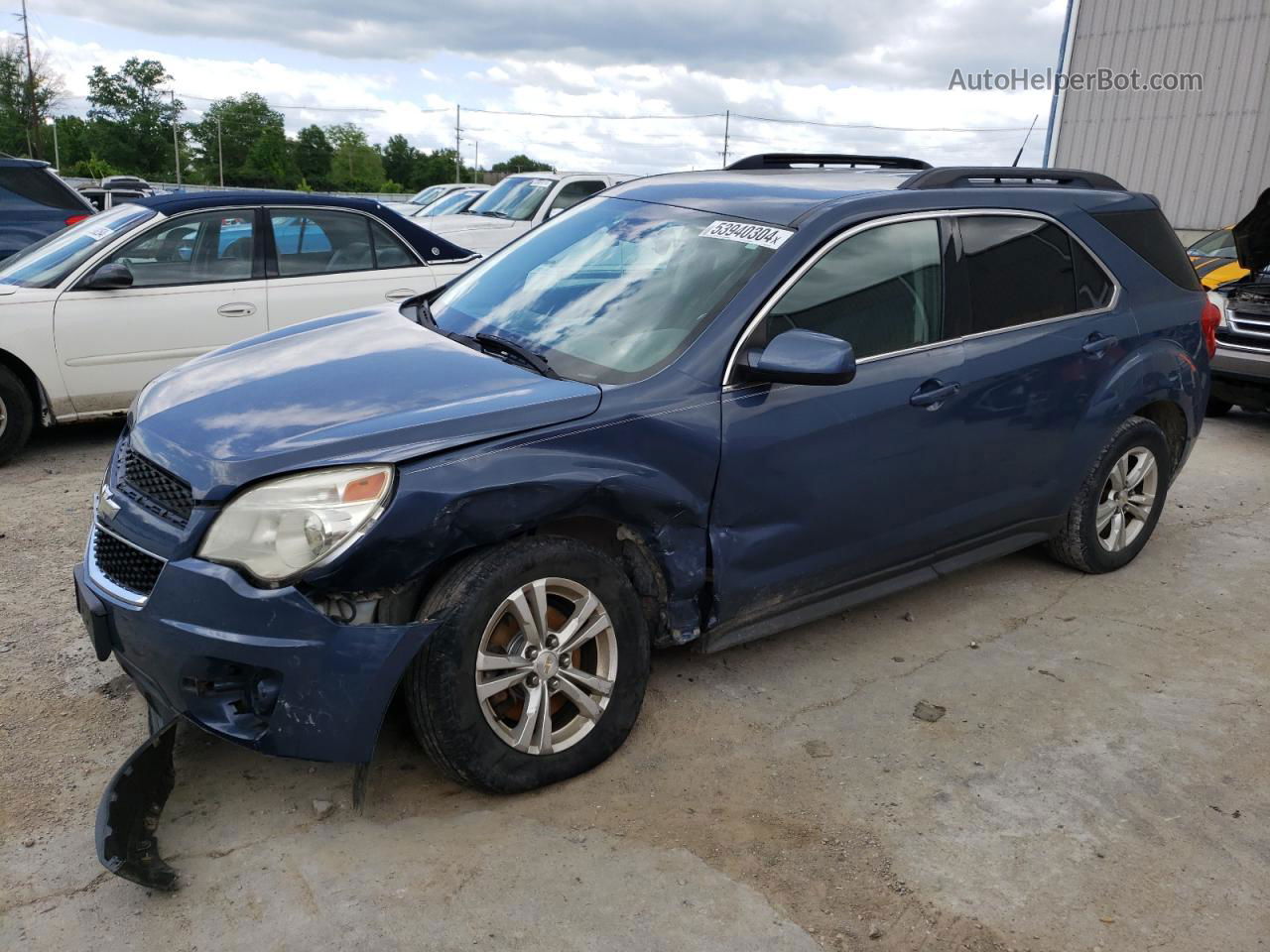 2017 Chevrolet Equinox Lt Blue vin: 2GNALCEK4H6143728