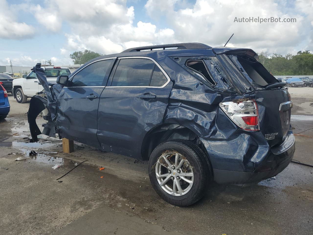 2017 Chevrolet Equinox Lt Blue vin: 2GNALCEK4H6238211