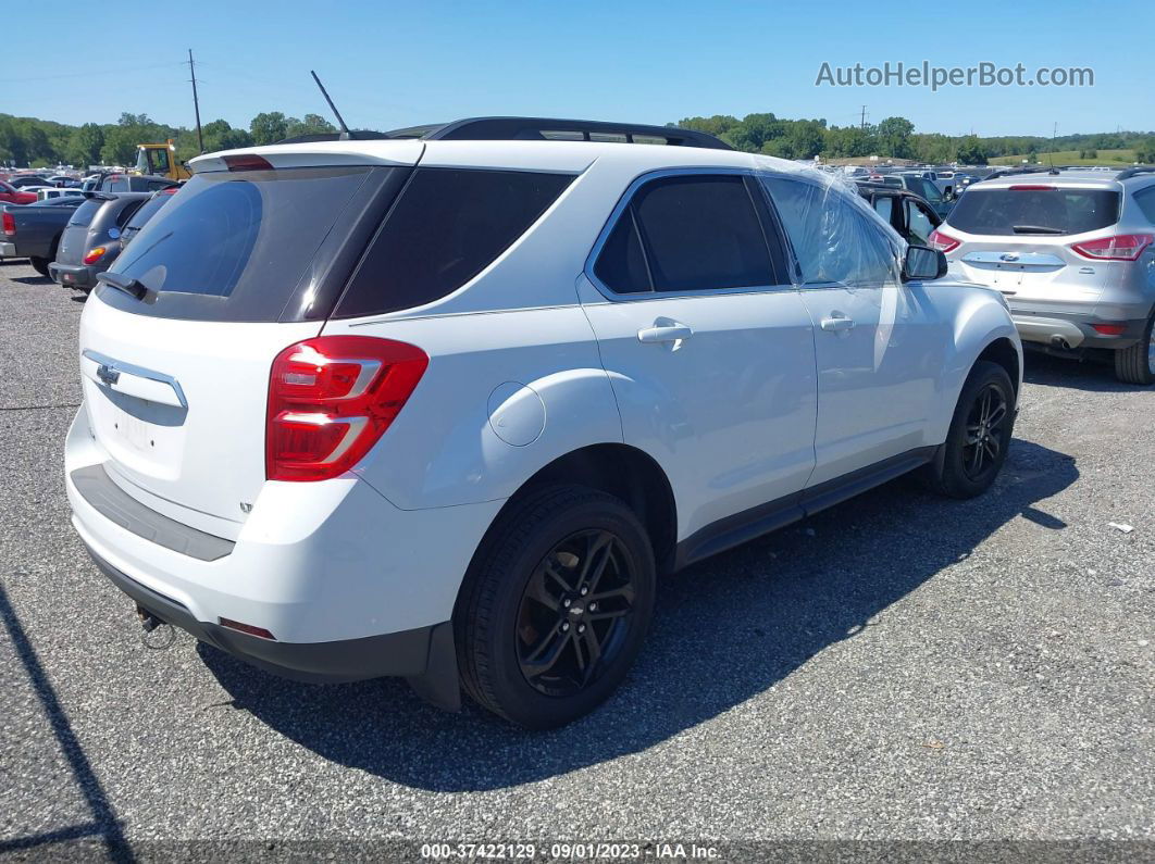 2017 Chevrolet Equinox Lt White vin: 2GNALCEK4H6255901