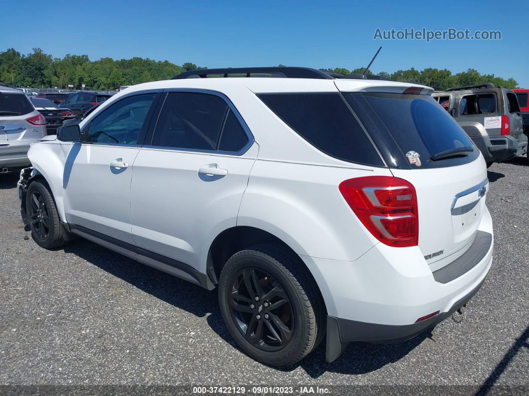 2017 Chevrolet Equinox Lt White vin: 2GNALCEK4H6255901