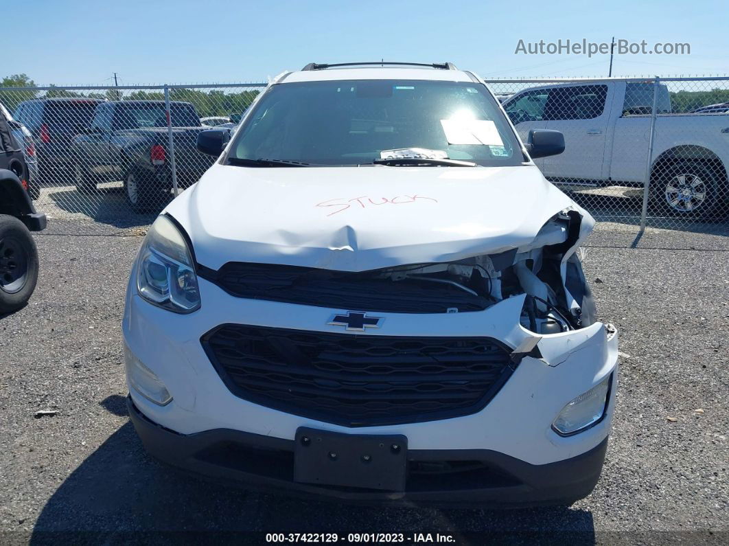 2017 Chevrolet Equinox Lt White vin: 2GNALCEK4H6255901