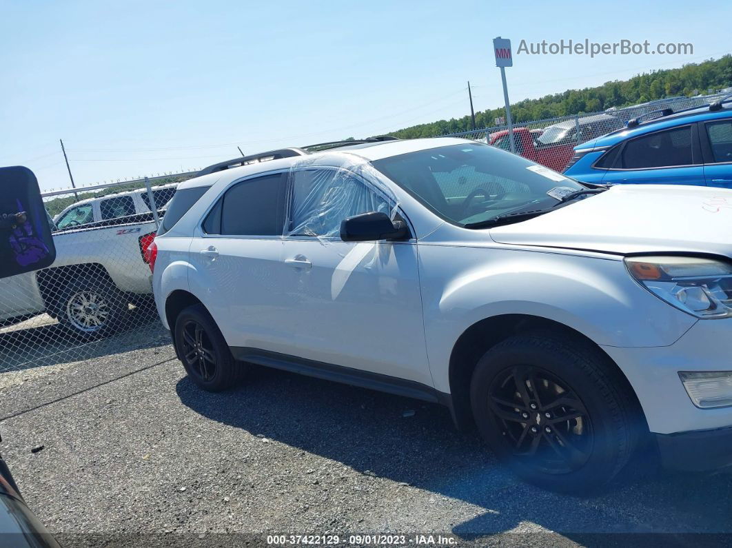 2017 Chevrolet Equinox Lt White vin: 2GNALCEK4H6255901