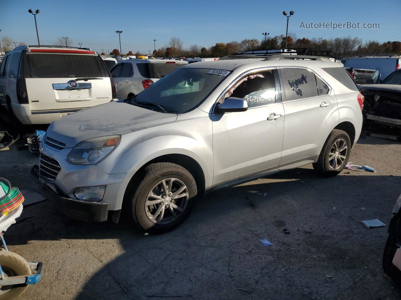 2017 Chevrolet Equinox Lt Silver vin: 2GNALCEK4H6311044