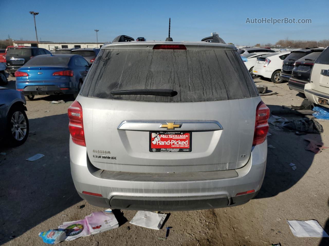 2017 Chevrolet Equinox Lt Silver vin: 2GNALCEK4H6311044