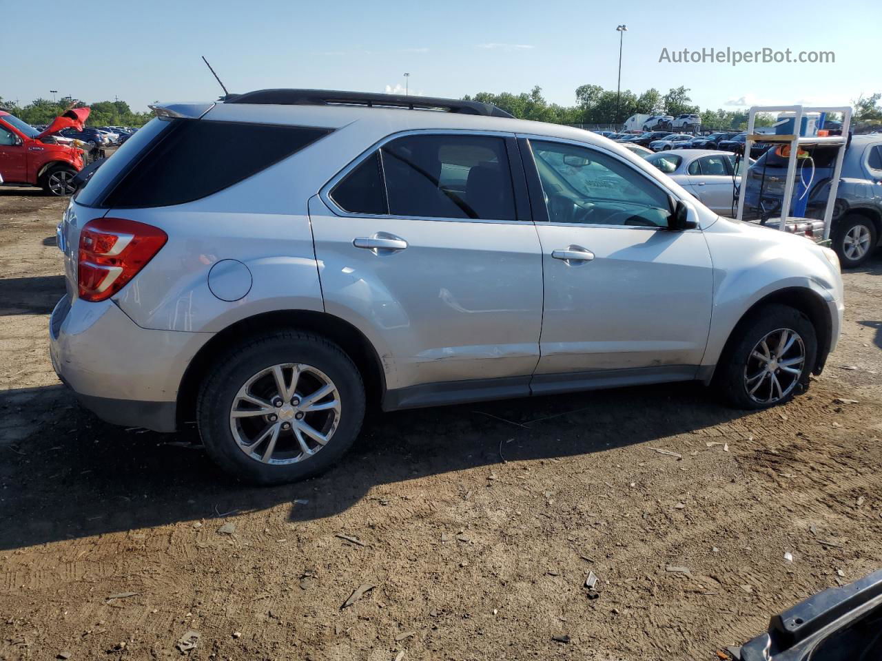 2017 Chevrolet Equinox Lt Серый vin: 2GNALCEK4H6324795