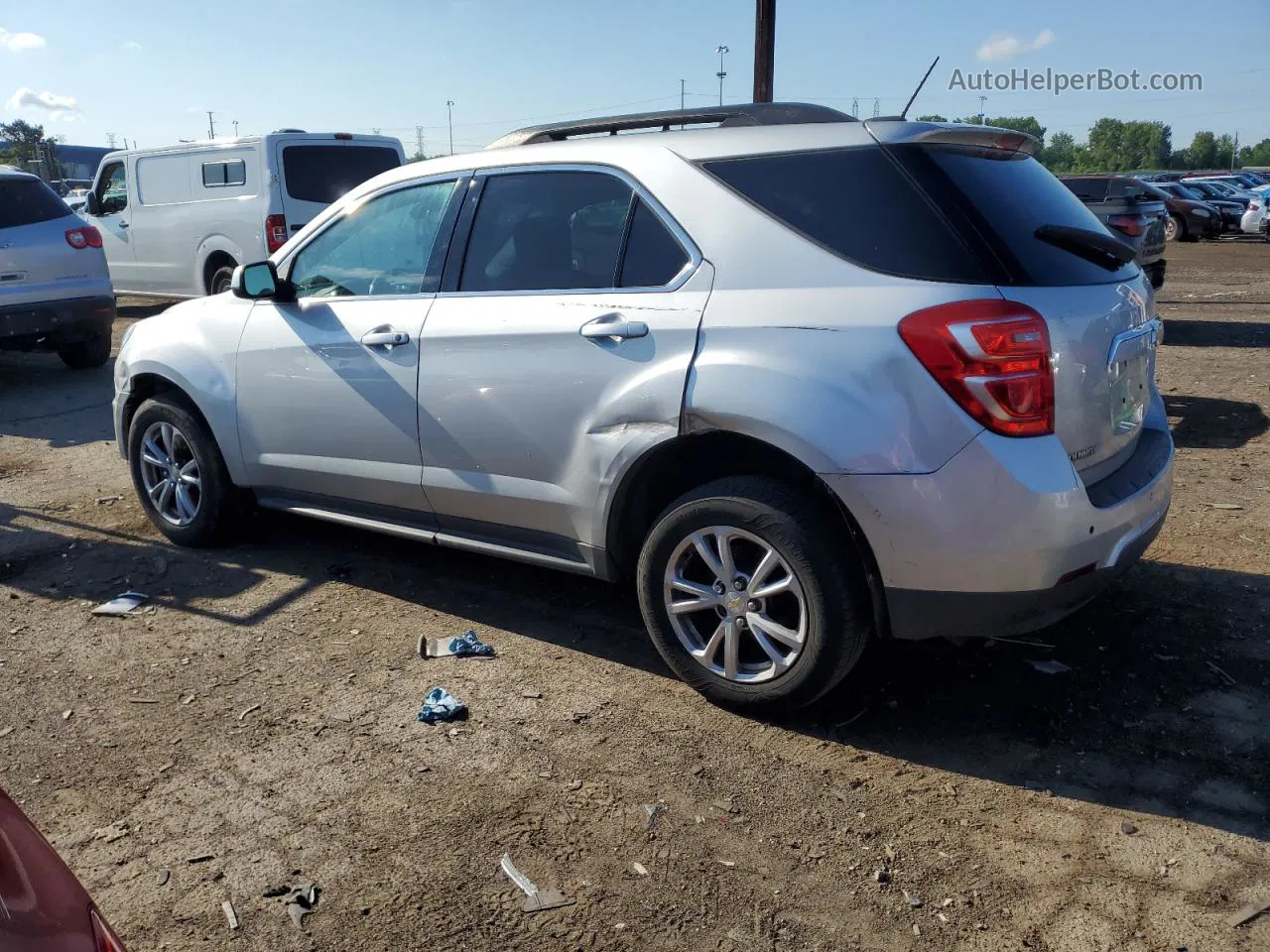 2017 Chevrolet Equinox Lt Серый vin: 2GNALCEK4H6324795